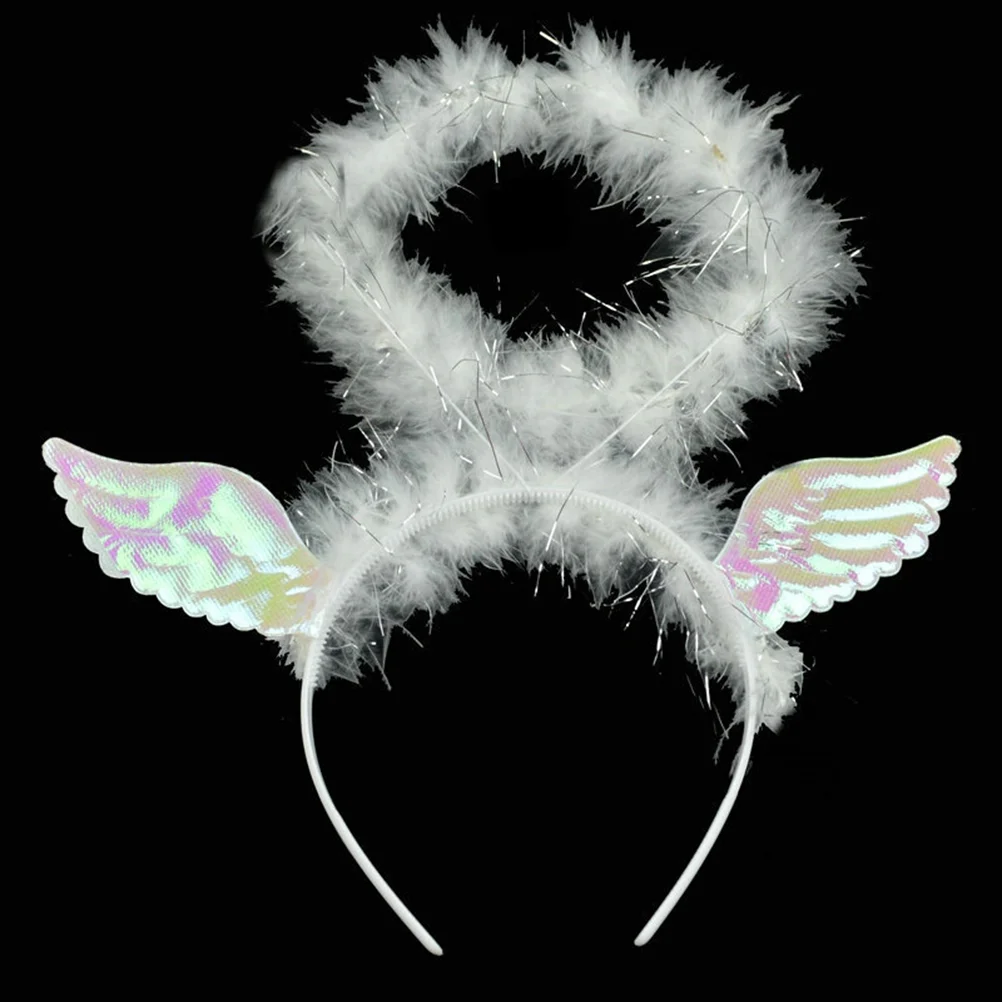 

Props Child Makeup Headband Halloween Holiday Costume Angel Accessories for Women