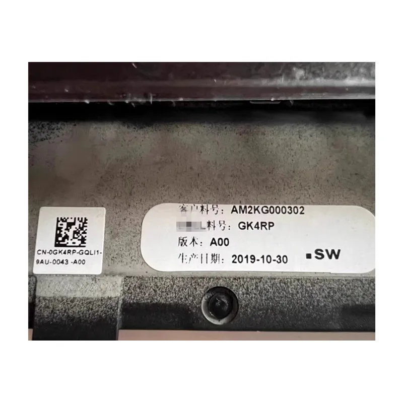 สำหรับ Dell Alienware M17 R2แล็ปท็อปช่องลมระบายความร้อนฝาครอบพอร์ต0GK4RP GK4RP ของแท้สินค้าใหม่