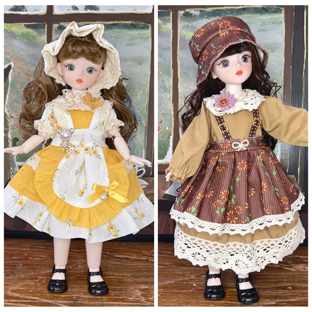 

1/6 SD 30cm Bjd Doll Clothes Exquisite Elegant Dress Up Dolls Clothes Multi-style Polka Dot Skirt Ball Joint Doll Clothes