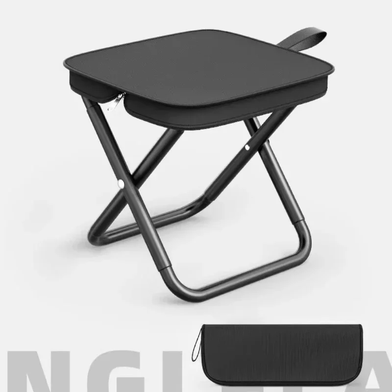 Outdoor Folding Small Stool Portable Small Mazar Travel Camping Fishing Train Subway High-speed Rail Queue Trouser Pocket Stool