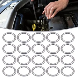 Thread Oil Drain Sump Plug Gaskets M14 Crush Washer Seal Ring Car Engine For Audi A4 A6 Q3 Q5 For VW Touareg Golf Skoda N0138157