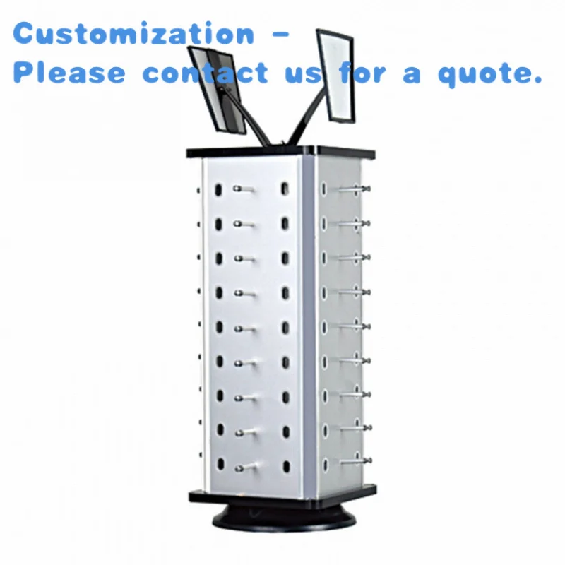 custom.Rotating Desktop Eyeglass Display Stand With Mirror Retail Optical Store Eyewear Holder Sunglasses Display Rack