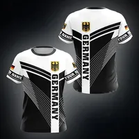 2025 New Fashion 3d Printed German Flag T-shirt for Men, Hip-hop German Flag Children's T-shirt Summer Top