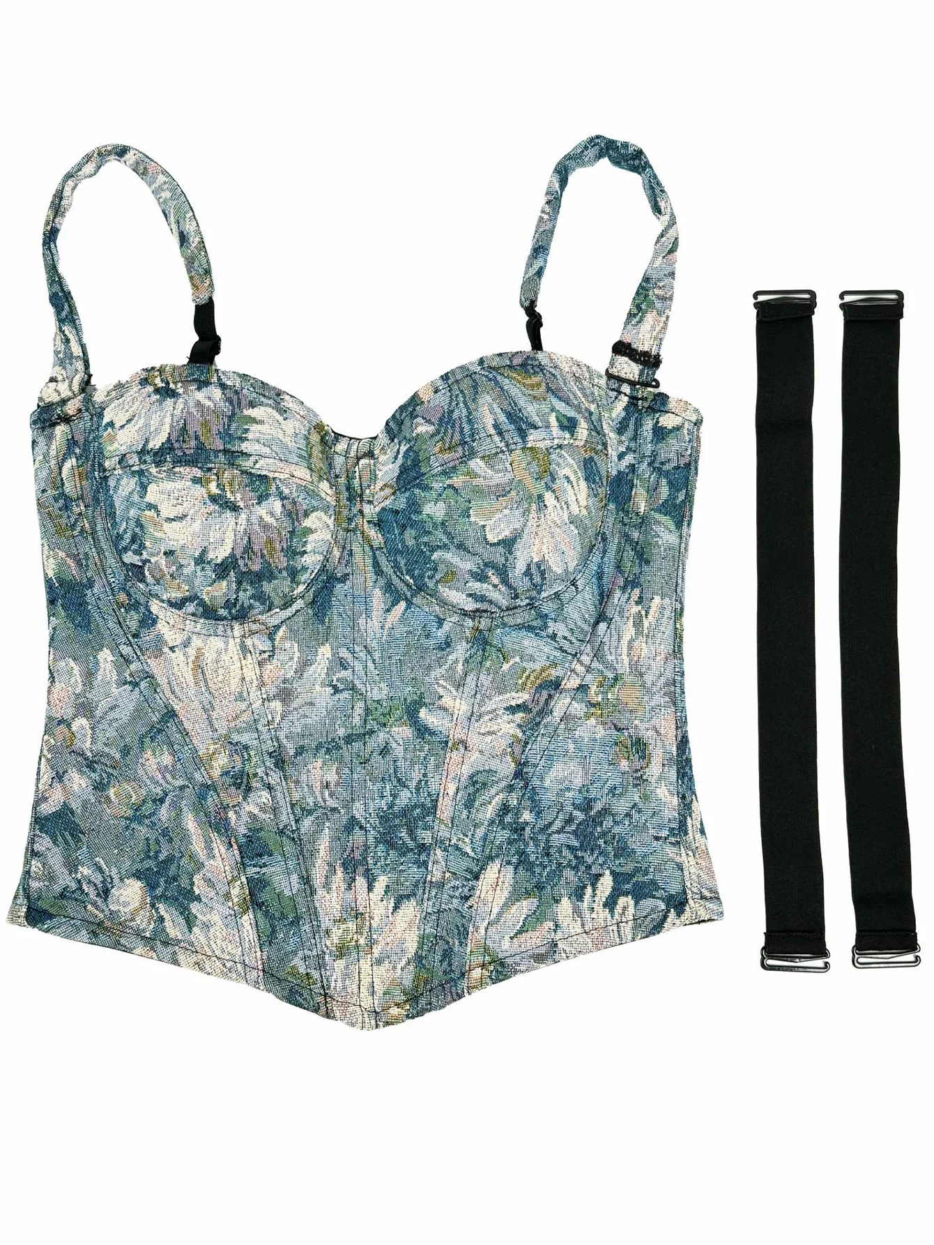 Sexy stampa corsetto crop top abbigliamento donna 2025 estate ritagliata halter canotta bustier reggiseno club party top hotwife rave outfit