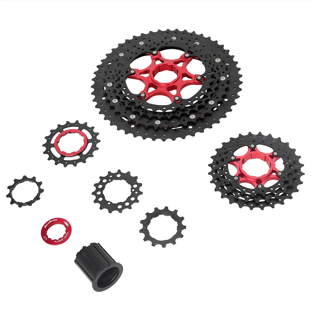 SUNRACE CSMX80 11 Speed Bike Cassette Sprocket MTB Bike 11-50T 11-51T Bicycle Freewheel for Shimano Sram Cycling Parts