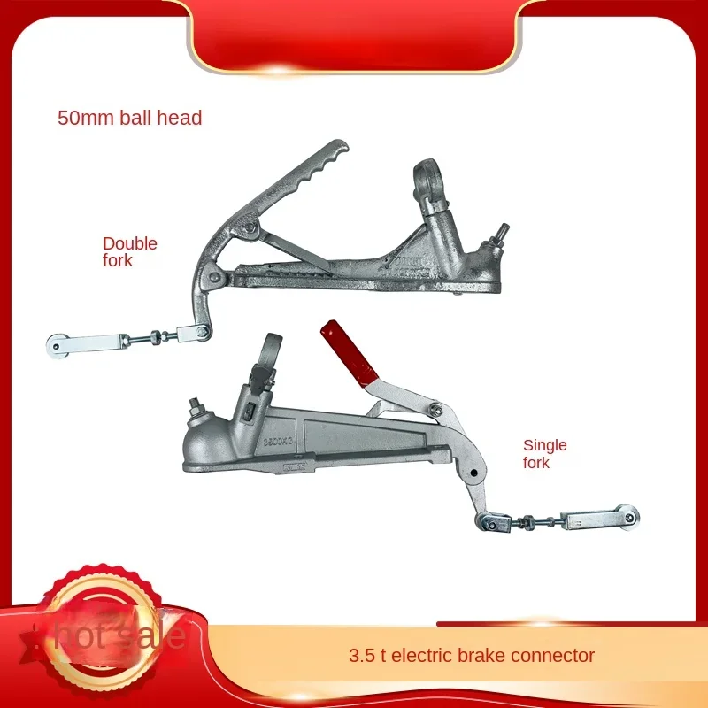 

3500kg Trailer Connector Cover Coupler with Handbrake Electric Brake Australian Style Accessories 50mm Ball