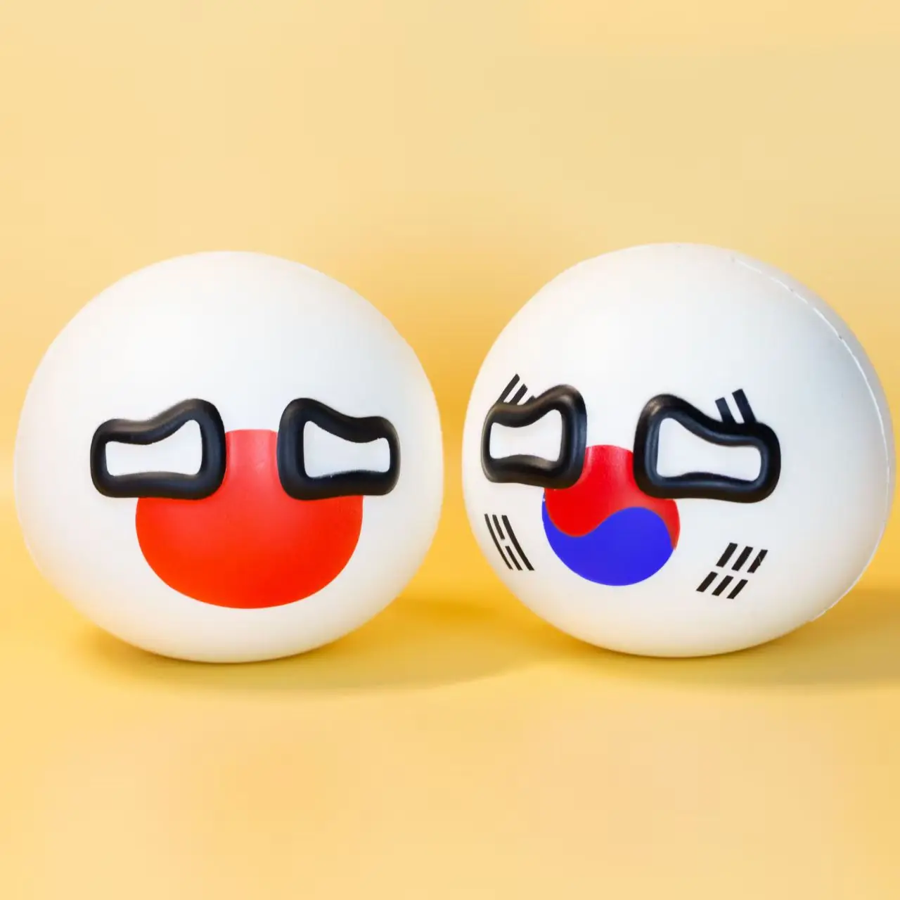 10cm 폴란드볼 핀치 더 랩펠 볼 미국 한국 일본 컨트리볼 언지프 장난감