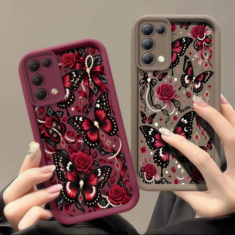 Flower Butterfly Print Phone C - Phone Cases Oppo ulasan dan harga