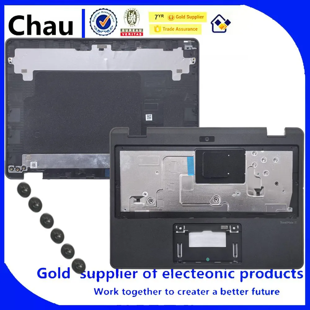 New For Chau TravelMate B3 Spin 12 TMB312RN-31-P294 Laptop LCD Back Cover/ Upper Case Palmrest Cover APB3X000201