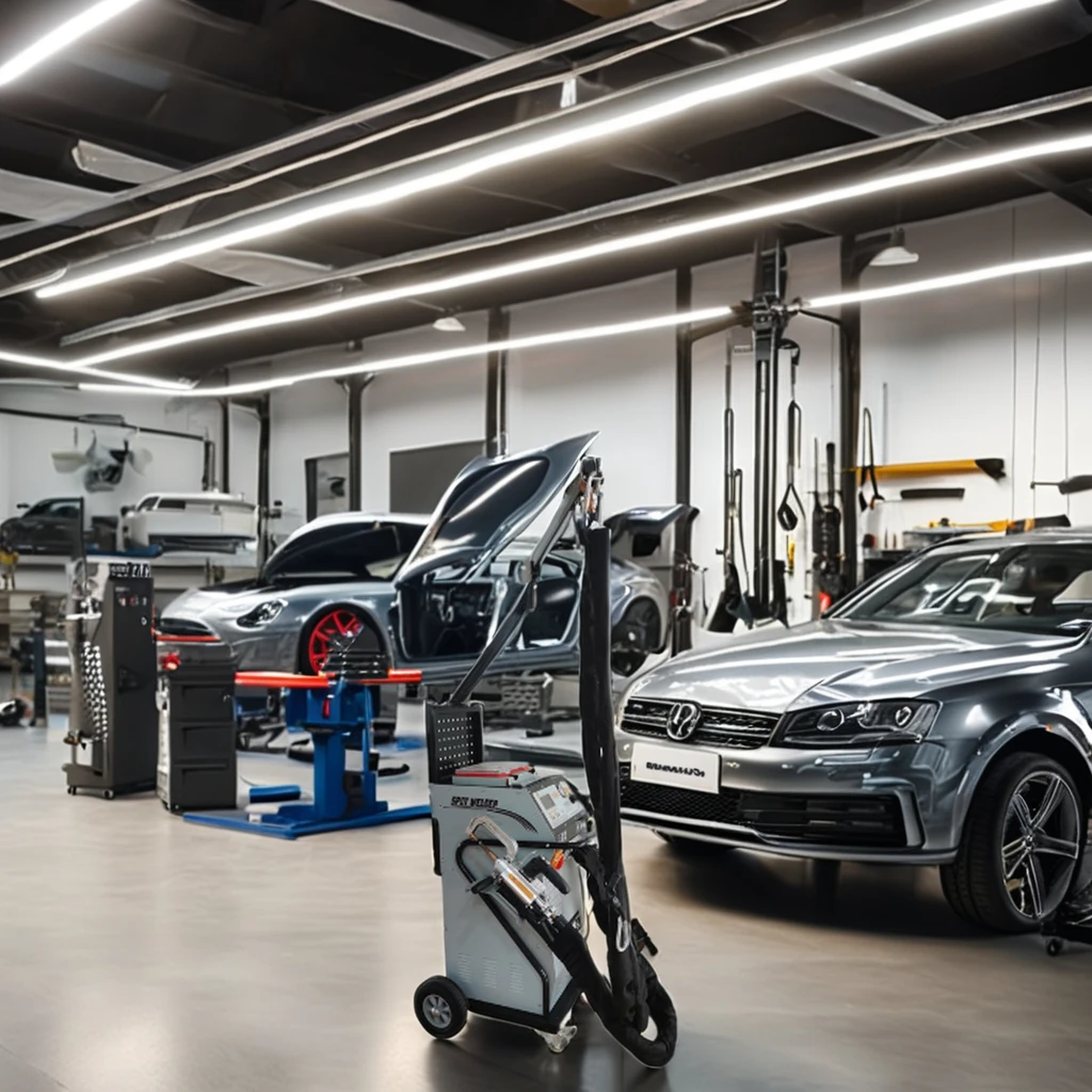 Mobile Dent Puller Machine Auto Body Repair Removal Tool Kit Car Body Repair Equipment