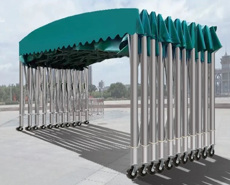 

Outdoor Rainproof Mobile Push-pull Telescopic Car Activity Tent Stall Canopy Shed Parking Shed 방수그늘막 면텐트