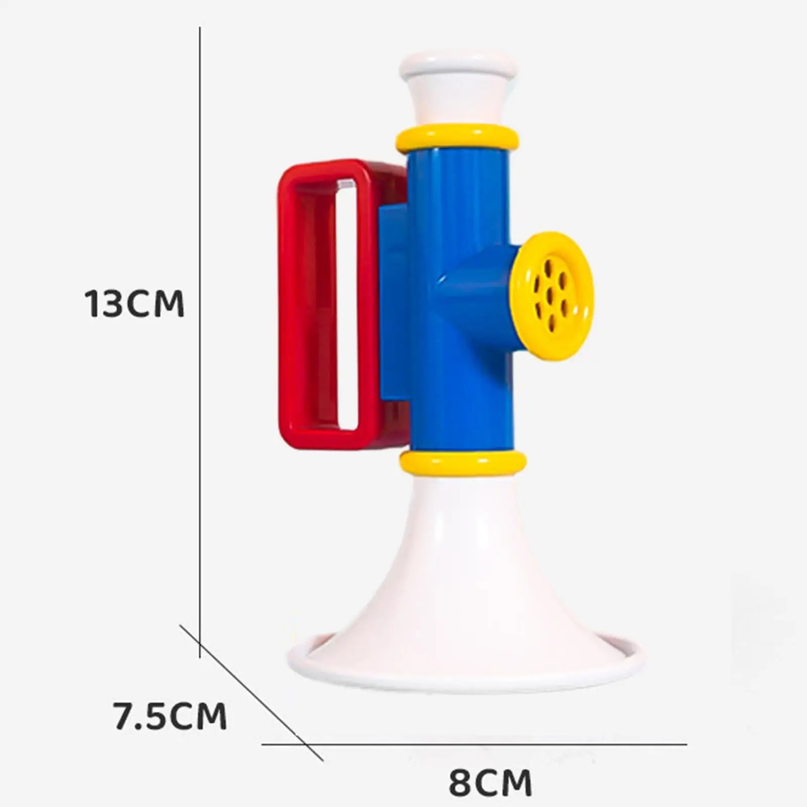 2xTrumpet Toys Sounding Children Trumpet Mini Musical Instruments Toys Small Speaker Trumpet Toys for Daycare Preschool Kids