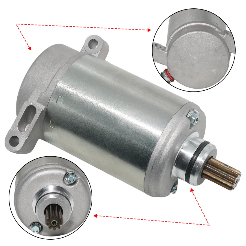 

Motorcycle Starter Motor For Yamaha YFM400 YFM40F YFM40FB YFM400FH YFM40FBH Big Bear 350 400 2WD 4WD YFM350F OEM: 4KB-81800-00