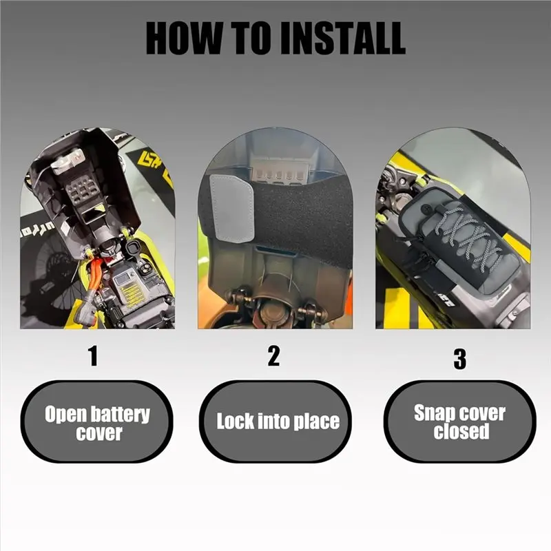 Easy To Use Battery Cover Bag For Electric Dirt Bike For Surron Light Bee S/X Ultra Bee Tutti Soleil 01 Talaria MX3/MX4 MX5 Fram