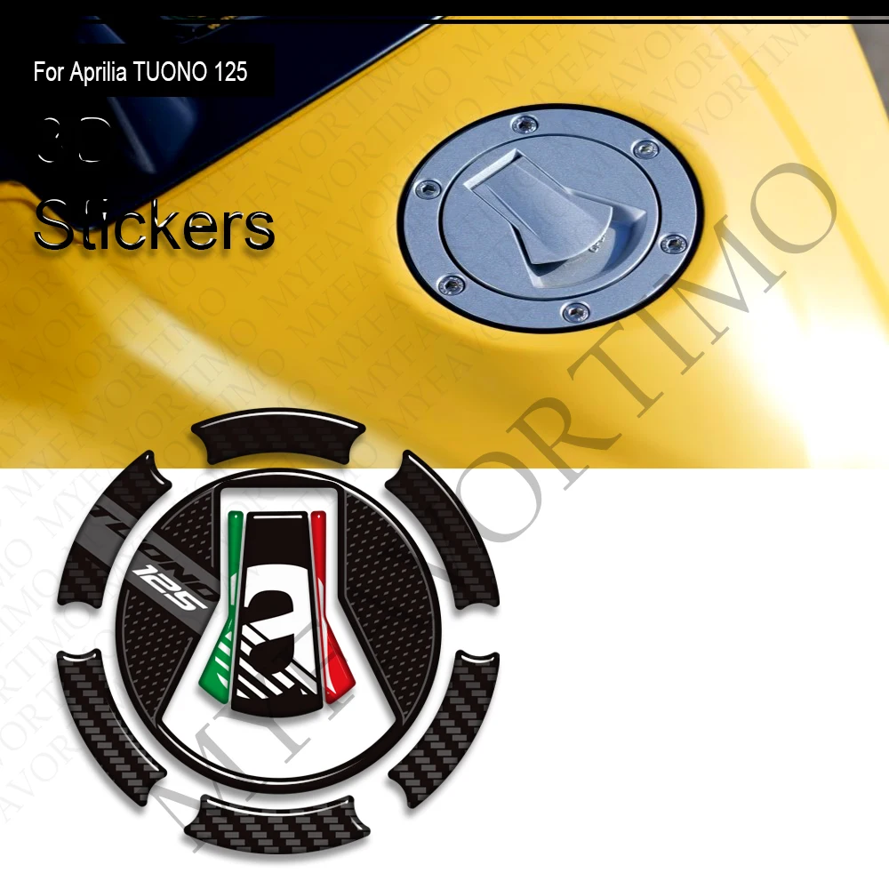 ﻿   ثلاثية الأبعاد خزان الوقود وسادة ملصقات حامي مائي دراجة نارية لأبريليا تونو 125 تونو 125