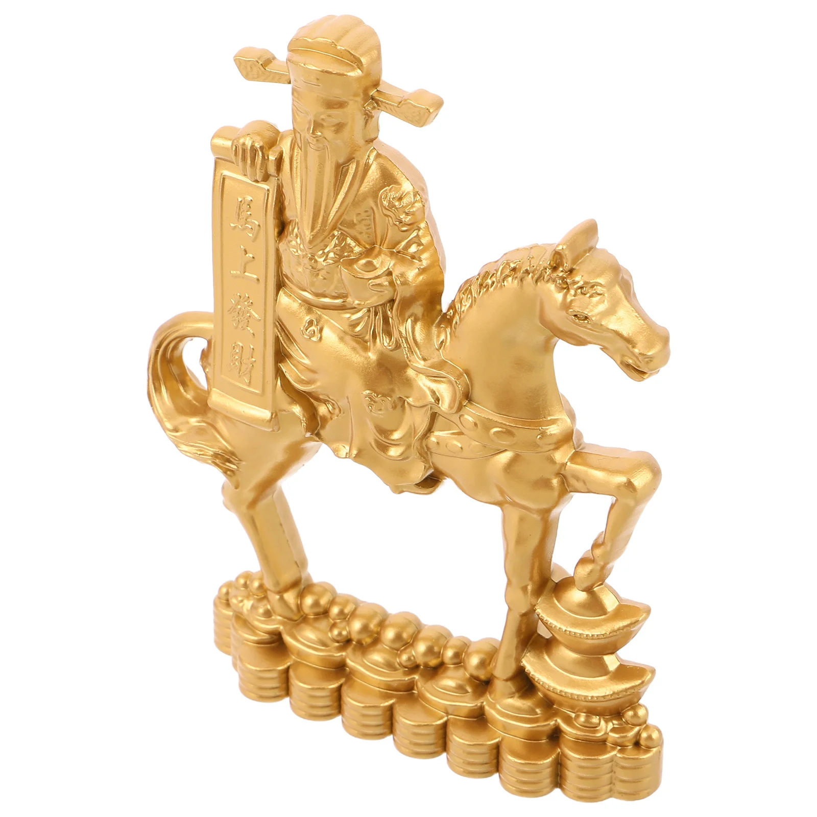 حصان صغير الذهب الصينية زودياك تمثال 2026 سنة الحصان الديكور تمثال معدني محظوظ فنغ شوي الثروة زخرفة سيارة #5