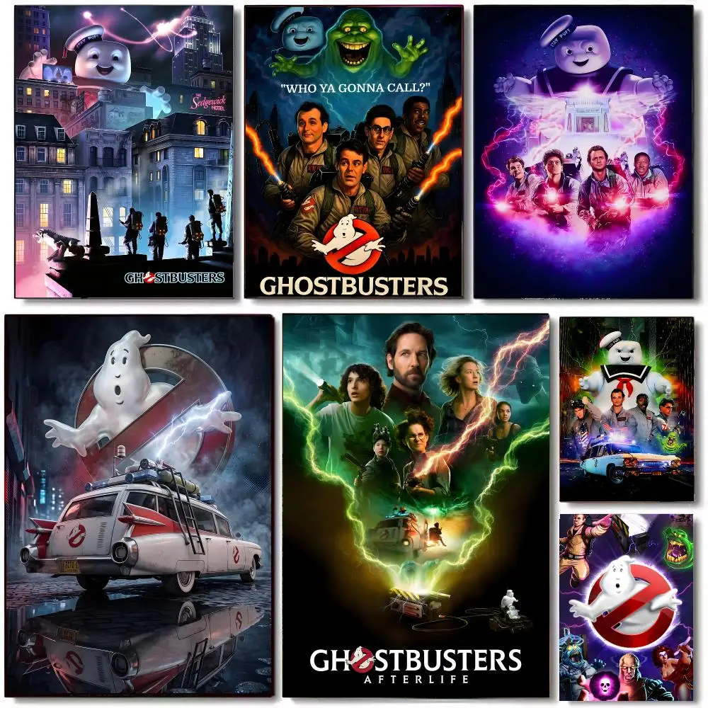 Horror Movie G-Ghostbusters Poster High Quality Bedroom Living Room Aesthetic Wall Decoration Painting Stickers Gift
