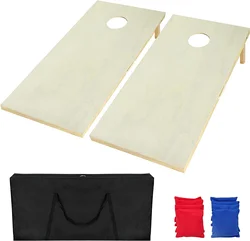 Solid Wood Premium Cornhole Game Board Includes Set of 8 Corn Hole Toss Bags