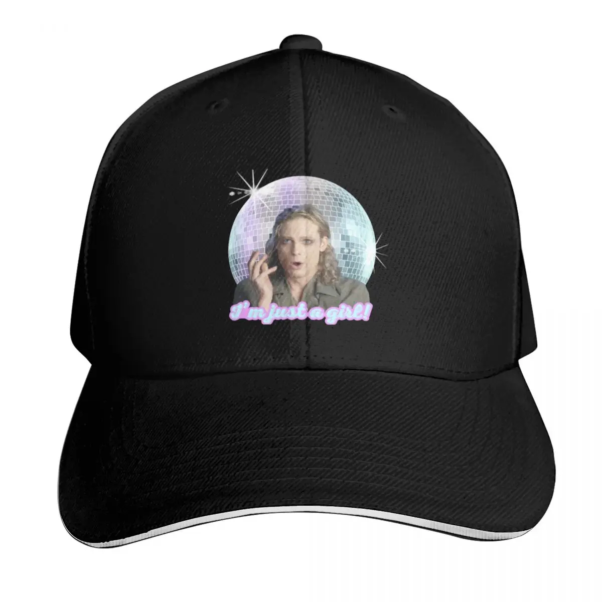 

I'm just a girl! Baseball Cap winter hats for men Winter hat Icon Christmas Hat Mens Women's