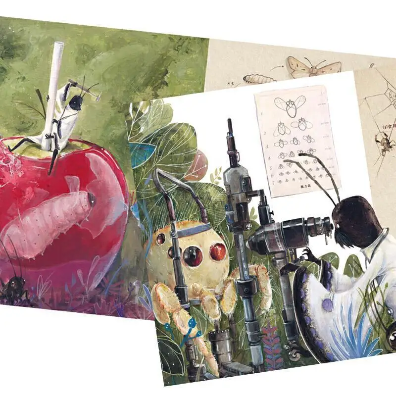 Children's Imagination Story Book, Inseto Doctor's Medical Notes, Animal Popular, Science Picture, 5-12 Anos de Idade