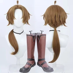 Mushoku Tensei Rudeus Greyrat Cosplay Wig 60CM Long Costumes Wig Halloween Party Costume Accessories For Unisex Shoe