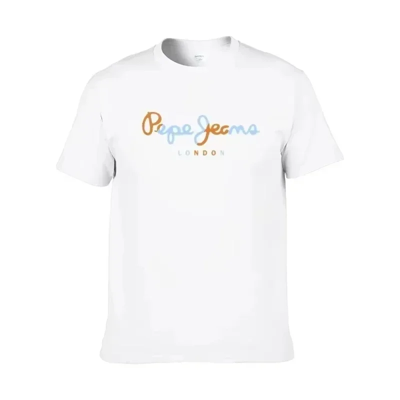 Summer Trendy High Quality Versatile Fashion T-shirt Men Women plus Size Casual Short Sleeve Cotton Tee Unisex image 2
