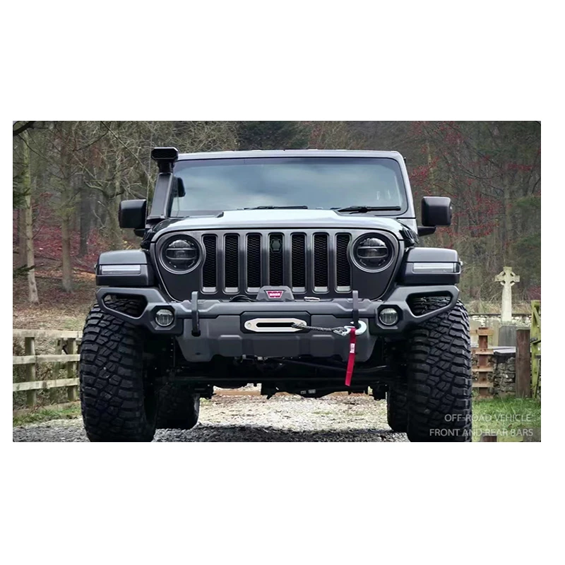 For Jeep Wrangler JT  Gladiator Front Bumer Mudify Car Auto Part Stell