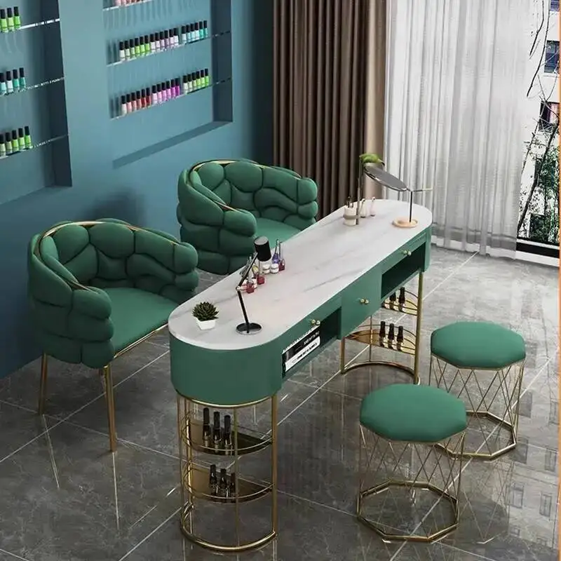 

Makeup Women Women Nail Table Professional Designer Manicure Table Living Room Simple Mesa manicura Nails Furniture LJ50MT