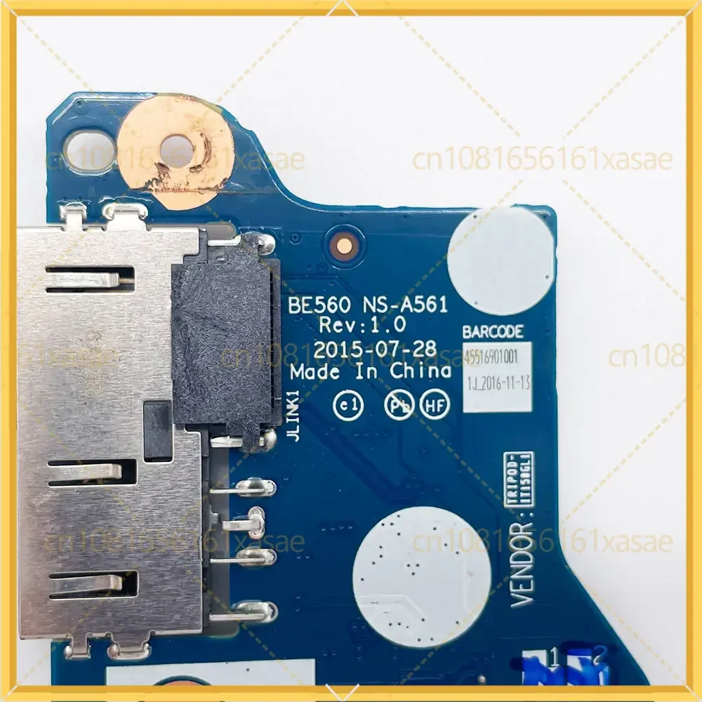 Used For Lenovo ThinkPad E550 E550C E555 E560 E565 DC-IN charge USB Jack Power Button Board switch AITE1 NS-A221 BE560 NS-A561 view 2
