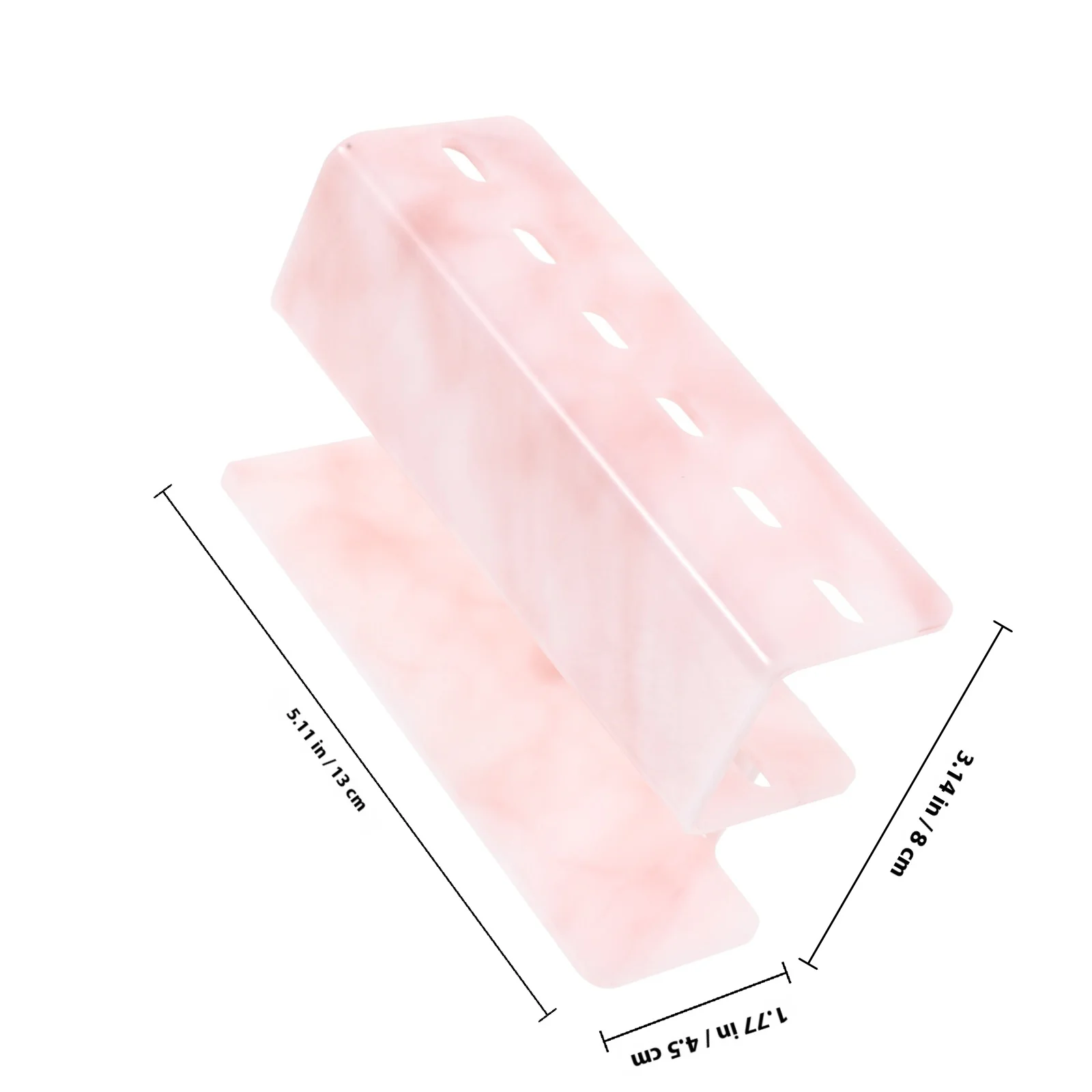 Lash Tweezer Holder Marble Design Strong Plastic Eyelash Tweezers Display Stand For Eyelash Extension Tools Storage