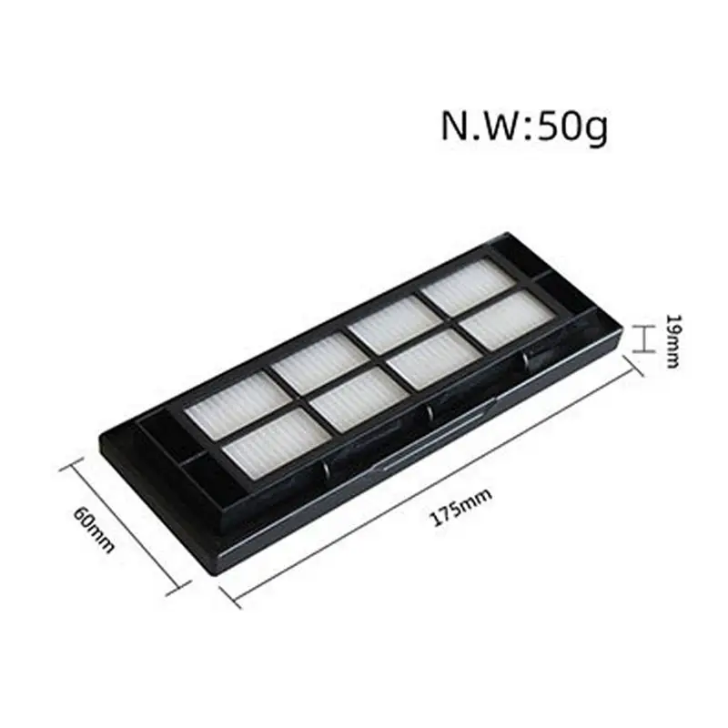 

2 Pcs Replacement Parts for Cecotec Conga 3090 Robotic Vacuum Cleaner Accessory Kit Hepa Filter