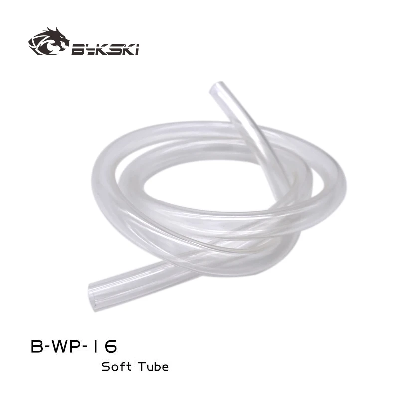 Bykski ID 9.5mm + OD 12.7mm ID10mm + OD16mm  Outer Diameter Flessibile Tube  / Transparent Water Hose Pipes 1 Meter/pcs B-WP-13