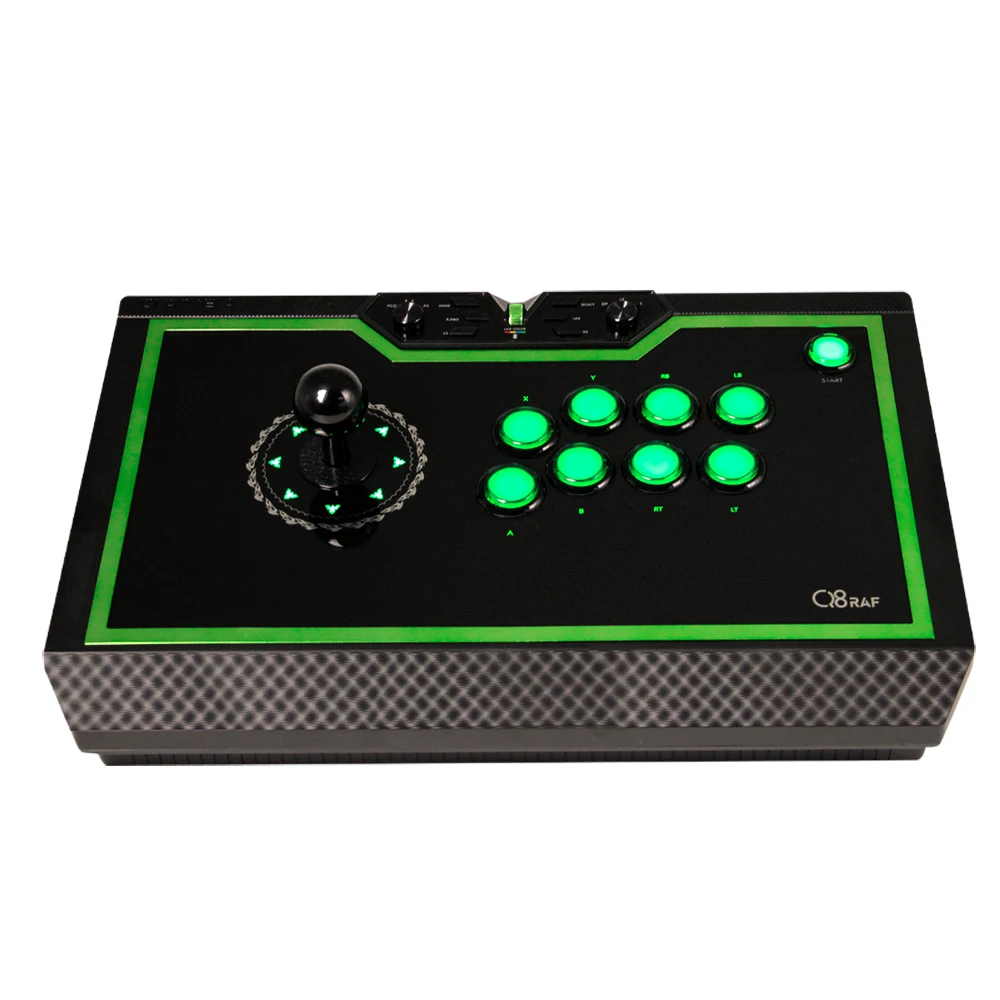 QANBA Q8 Arcade Stick Silent Arcade Joystick Game Fighting Stick For PC (Q8-GR)