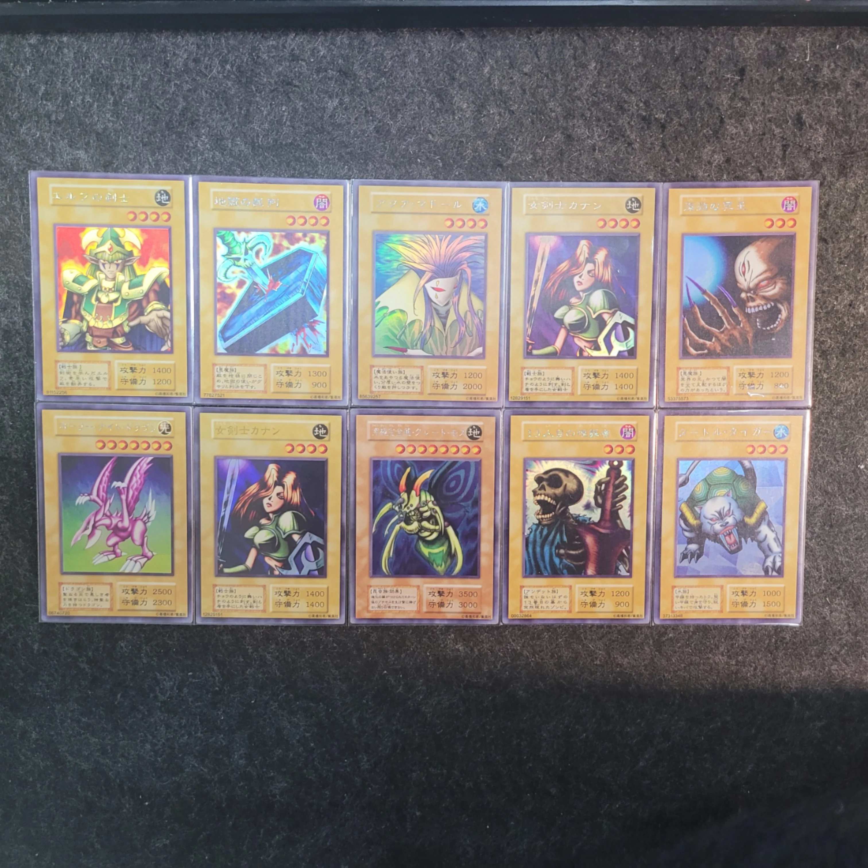 Yu Gi Oh Secret Rare Std 1st/Celtic Guard Girl/Kanan the spadmistress/The Perfect Ultimate Moth suit (no original)