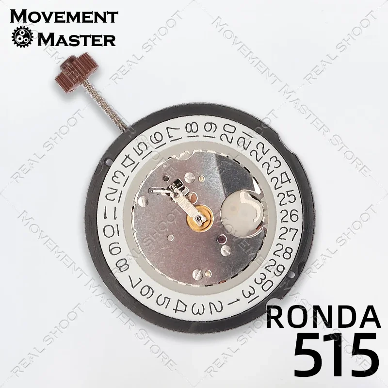 Replacement Quartz Watch Movement Date At 3 O’clock 3 Hands For Ronda 515 Repair Tools With Battery Included Durable Parts