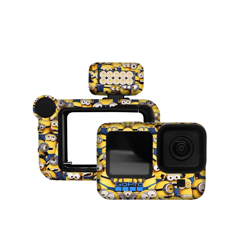 For GoPro Hero 9/10/11/12 Action Sports Camera Stickers Waterproof Anti-scratch Protective Film Personality Refit Accessories