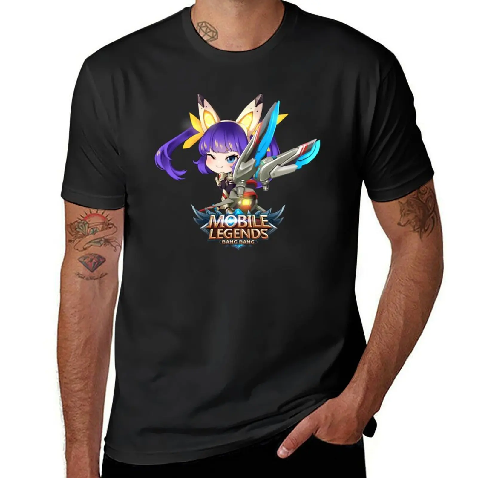 Nana Mobile Legends - Mage Mecha Baby Epic Skin T-Shirt anime clothes oversized customs design your own T-shirt men