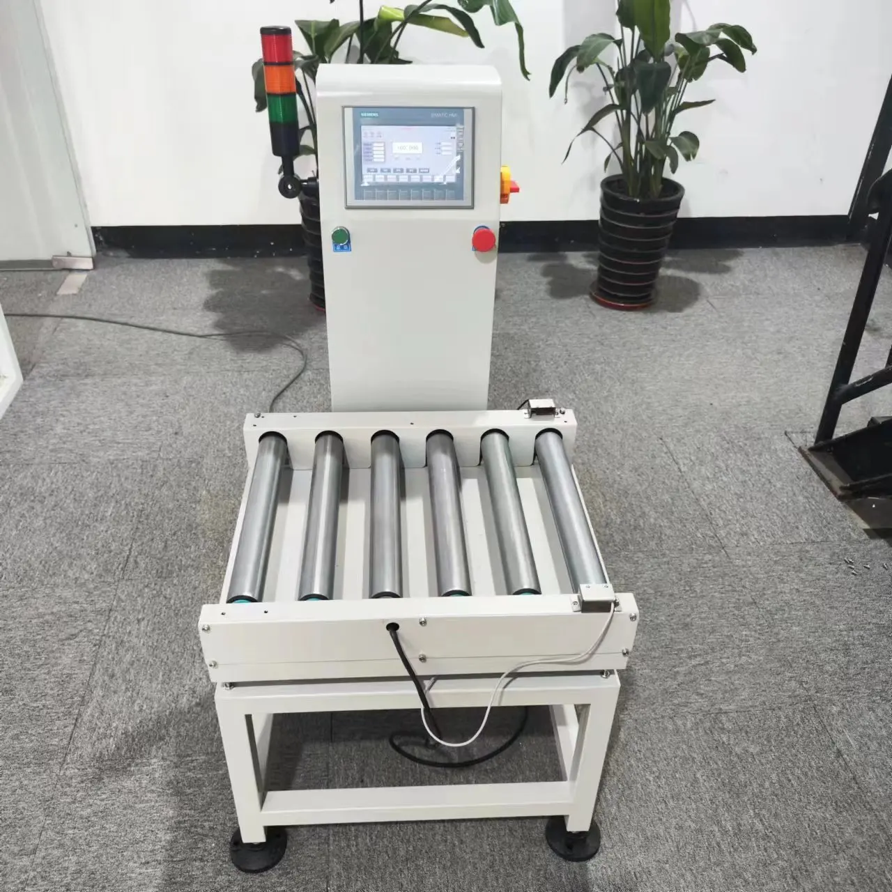 Power roller electronic scale Roller sorting Roller scale with lower limit alarm