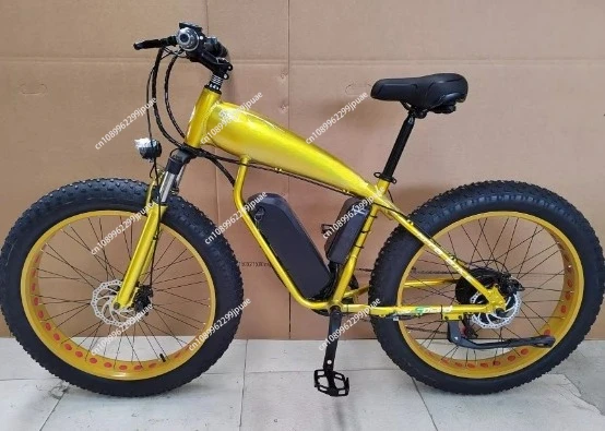 الأكثر مبيعًا في الخارج دراجة جبلية كهربائية مقاس 26 بوصة ذات إطار عريض للثلوج وممتصة للصدمات على الطرق الوعرة #3