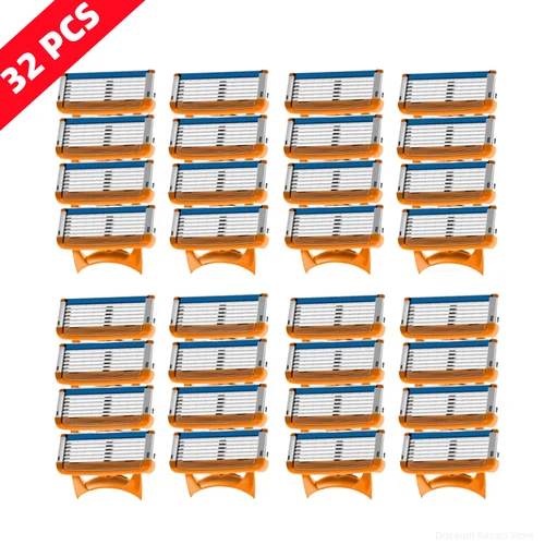 Imagen 2 del producto Maquinilla de afeitar Fusion para hombre, afeitadora de 5/6 capas para hombre, afeitadora Fusion Pro Power, cortadora de pelo para cara y barba, repuesto de cuchillas de 5 capas