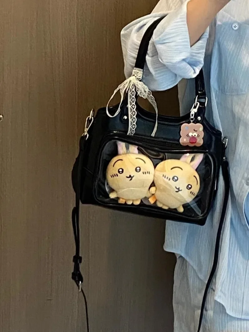 Ita Bag 2024 Popularne modne przezroczyste torby na ramię dla kobiet o dużej pojemności PU Display Underarm Bag Summer All Match Bolsos Сумка