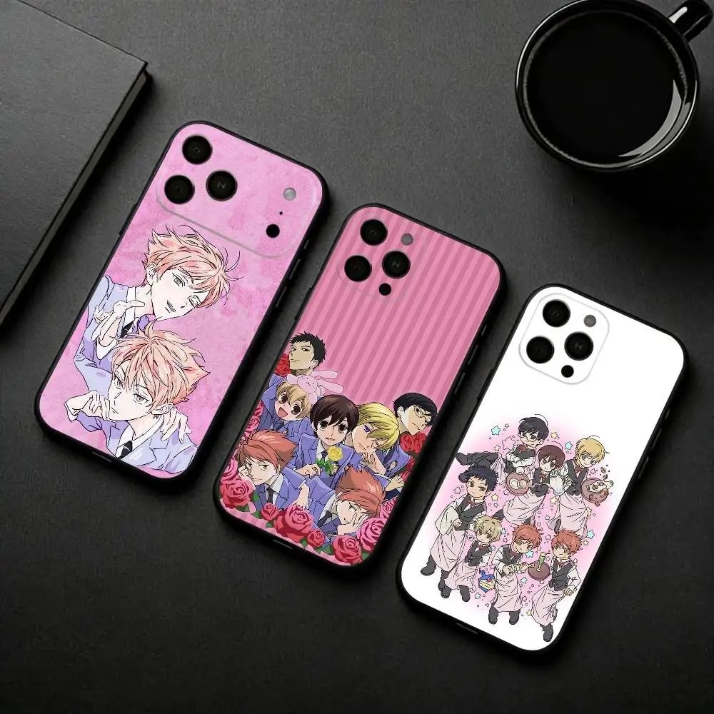 

O-Ouran High School host Club Phone Case Silicone Soft For IPhone 17pro 16 15 14 13 12 11 X XR Plus Pro Max Plus