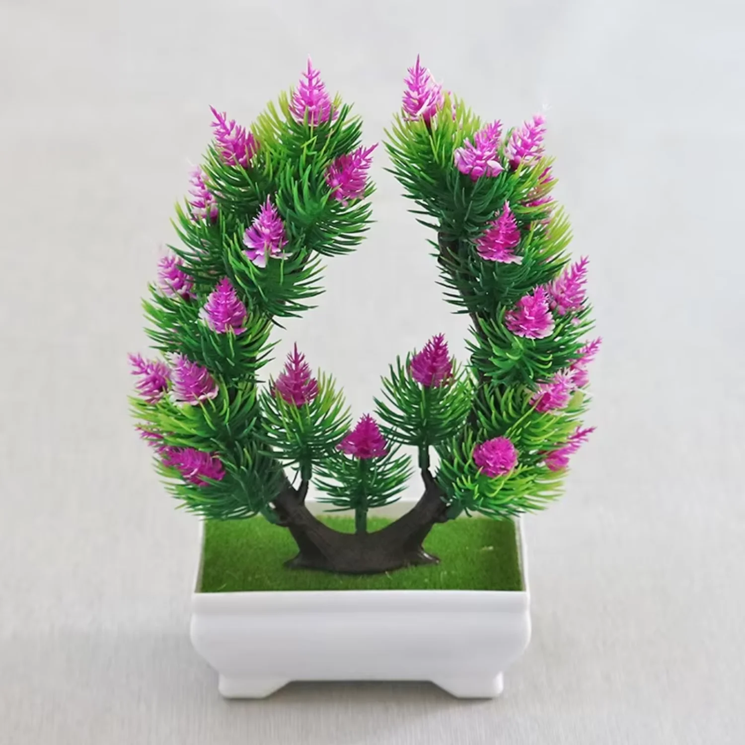 زهور صناعية إسكندنافية للديكور الداخلي - نباتات صناعية بوعاء لتزيين الغرفة والمكتب - شبكات شعر بأفكار الزهور المزيفة