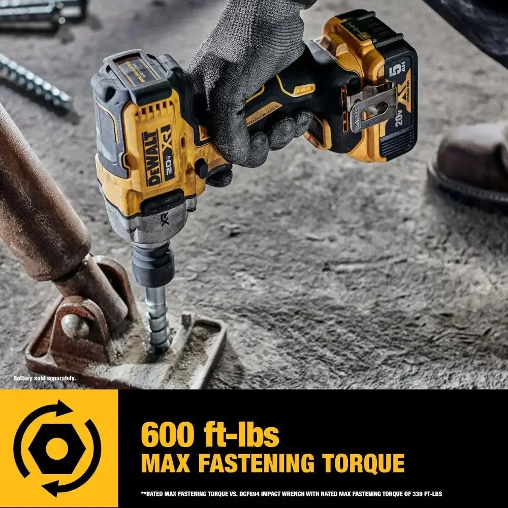 DEWALT DCF892 1/2in Brushless Cordless Mid-Range Impact Wrench with Detent Pin Anvil 20V Lithium Power Tools Bare Tool