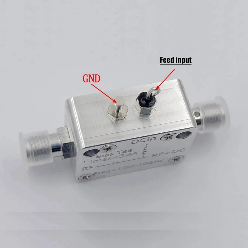 Trójnik ślizgowy 10Mhz-10Ghz RF DC Block RF Izolator koncentryczny Biaser do radiotelefonu HAM Wzmacniacz szerokopasmowy Odbiornik SDR Biastee