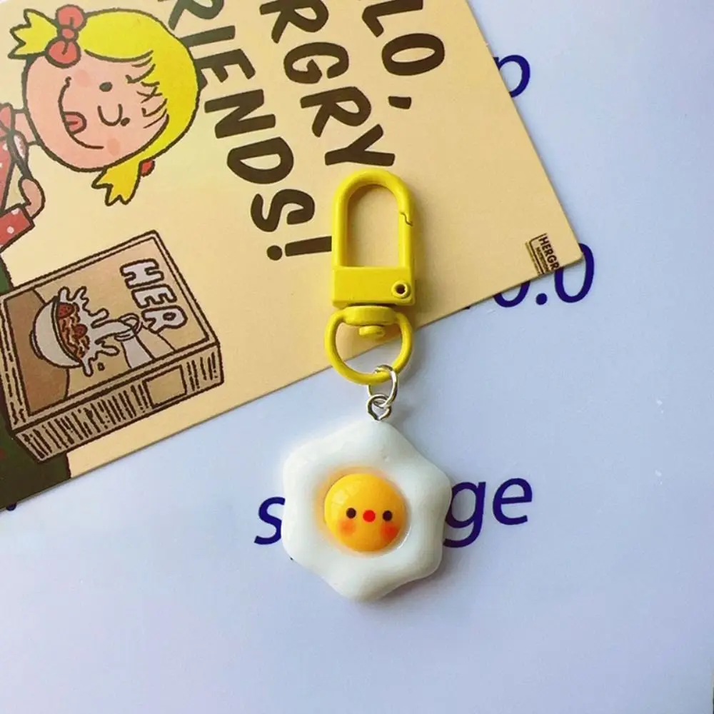 

Яйцо-пашот/сыр, милый брелок для украшения сумки, подарочная сумка для подруг, подвеска из смолы, студенческая школьная сумка, подвески