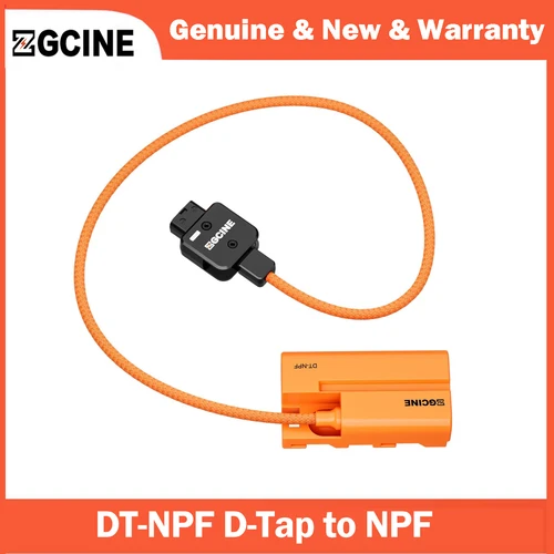 Cable de batería simulada ZGCINE DT-NPF d-tap a NPF para batería Sony NP-F970 F960 F950 F770 F750 F570 F550