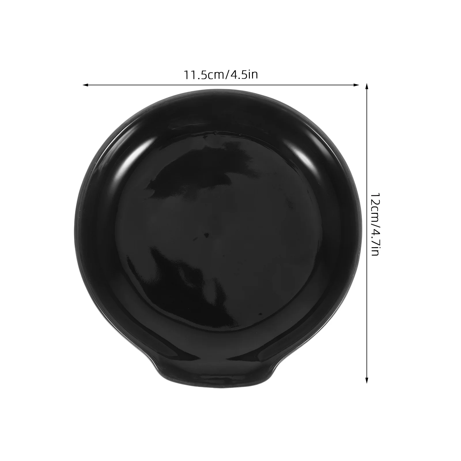 Elegant Ceramic Spoon Rest for Kitchen Counter Heat-Resistant Utensil Organizer Soup Ladle Holder Decorative Small Spoon Rest