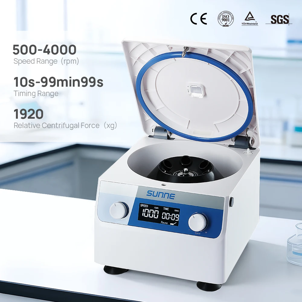 Digital Timing Low Speed Centrifuge 6/8 Holes Lab Sample Separator Equipment For Biological Chemical Experiment Wholesale
