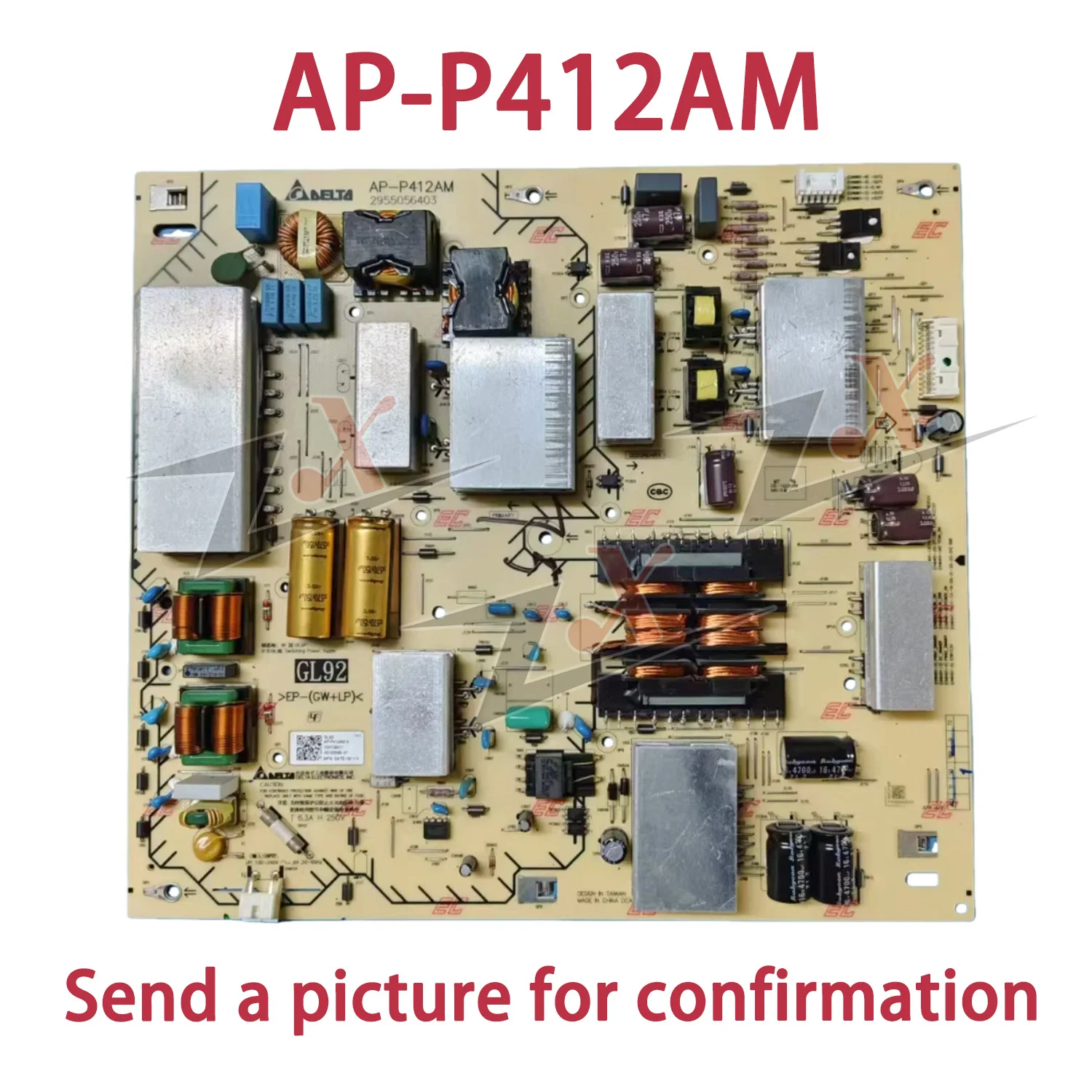 AP-P412AM Original KD-75X8000G 2955056403 carte d'alimentation TV AP-P412AM